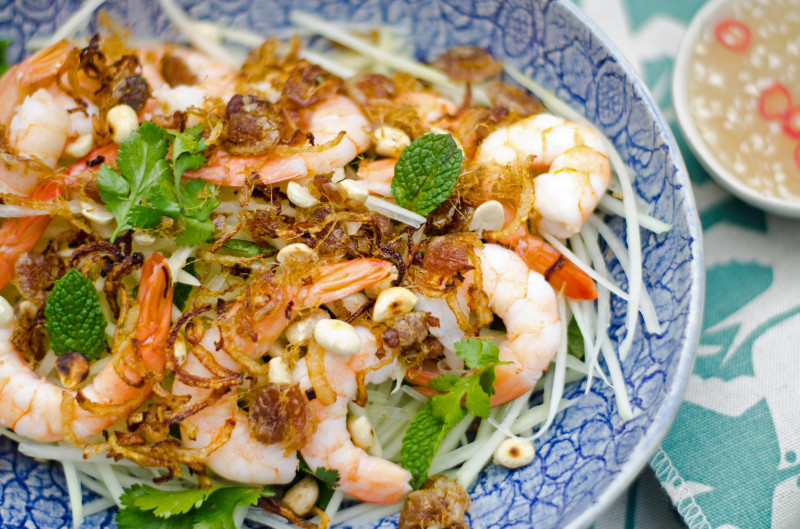 Vietnamese papaya salad