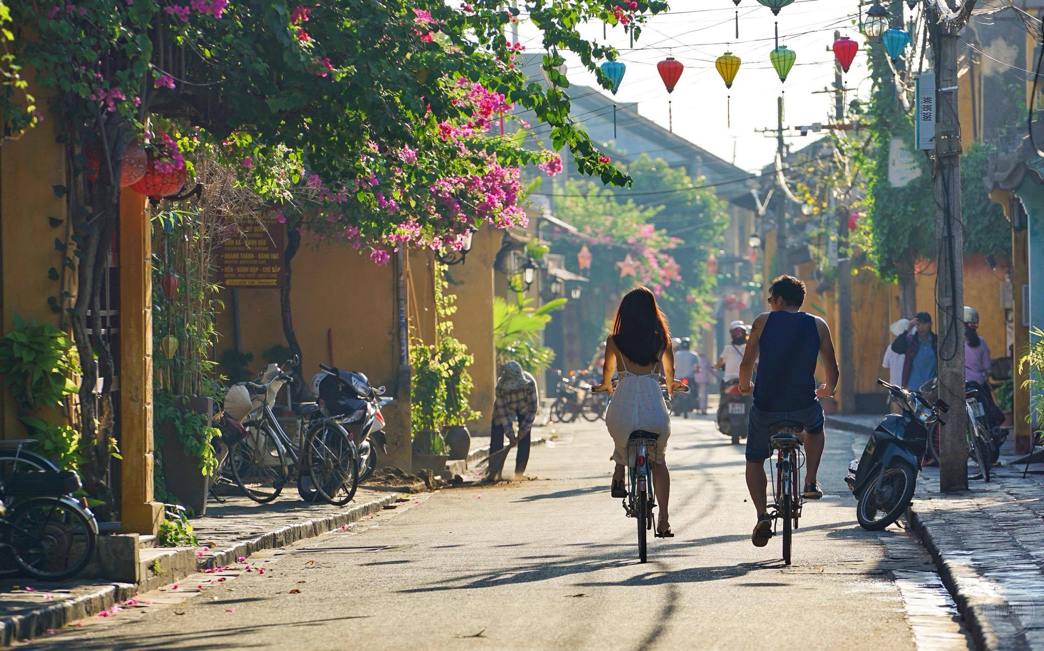 Hoi an city, food tour, buffalo and basket boat riding, cooking class full day tour